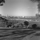 Narrows Bridge from Kings Park, 1976. 