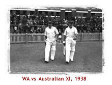 WA vs Australia XI, 1938