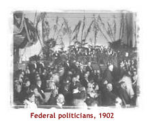 Federal politicians, 1902