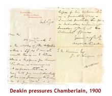Letter from Deakin