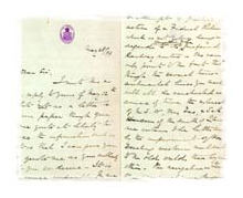 extract from letter 