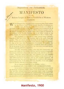 Manifesto, 1900