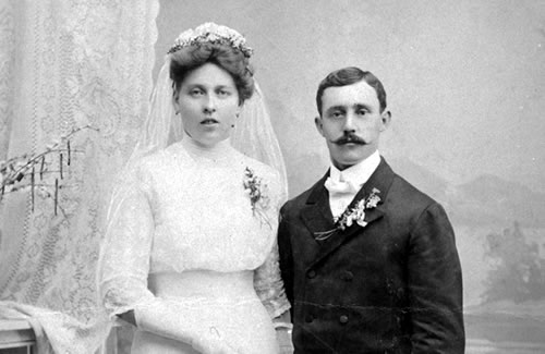 Image: Babette & Leonhardt Augustin's wedding, 1912