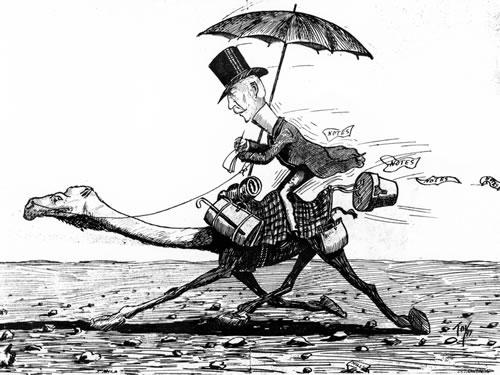 Image: A cartoon of Sir Gerard Smith