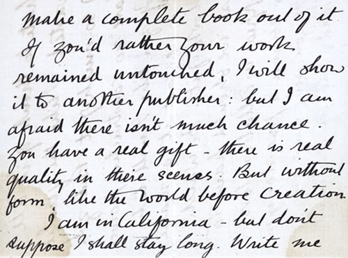Image: A letter to Molly Skinner (back)