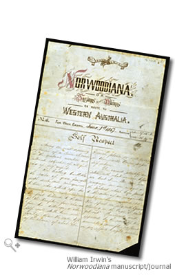 Image: William Irwin's Norwoodiana manuscript/journal