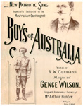 Boys of Australia - Title Page