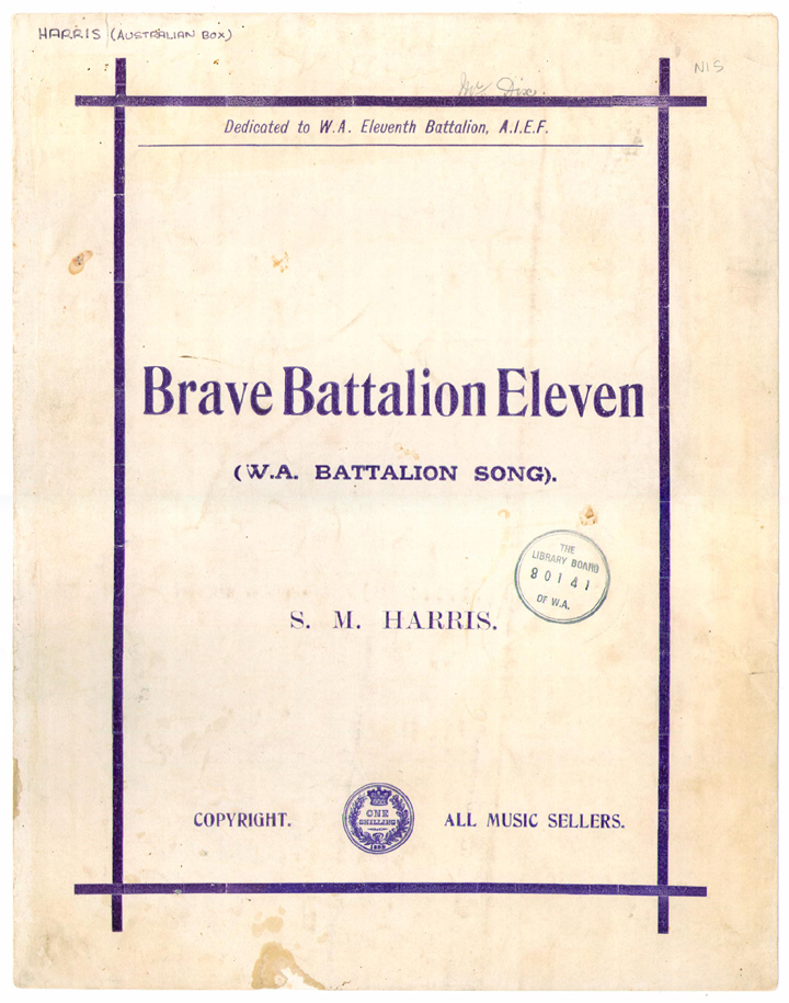 Brave Battalion Eleven - Title Page