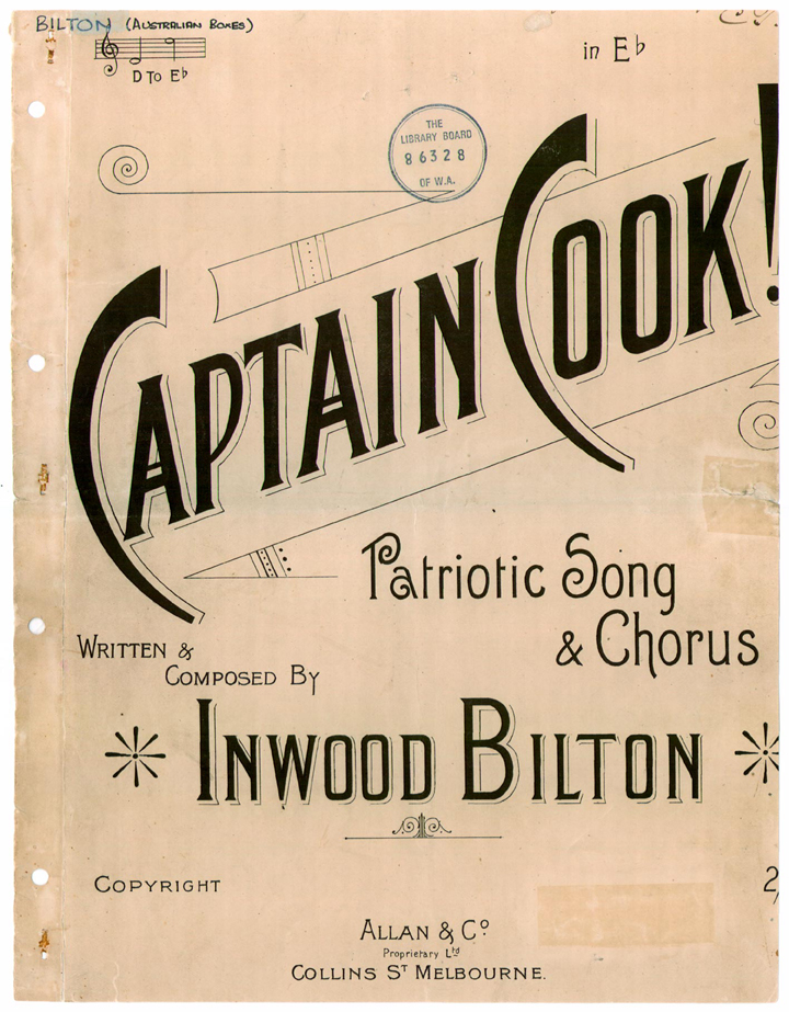 Captain Cook! - Title Page