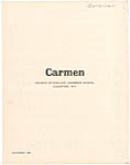 Carmen - Title Page